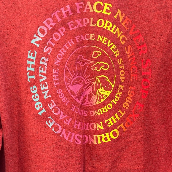 The North Face Maroon Long Sleeve Tee - Picture 5 of 5